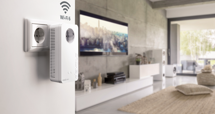 Weltpremiere: devolo kombiniert erstmals WiFi 6 und Powerline Communication Weltpremiere: devolo kombiniert erstmals WiFi 6 und Powerline Communication