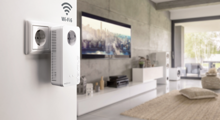 Weltpremiere: devolo kombiniert erstmals WiFi 6 und Powerline Communication Weltpremiere: devolo kombiniert erstmals WiFi 6 und Powerline Communication