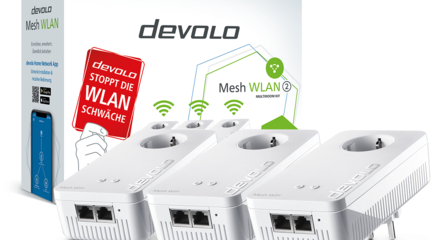 WLAN aus. Mesh-WLAN an!  Neue Mesh WLAN 2 Kits von devolo
